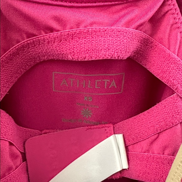 Athleta Pink Swim Dress Padded Bra Size Small - Picture 5 of 6